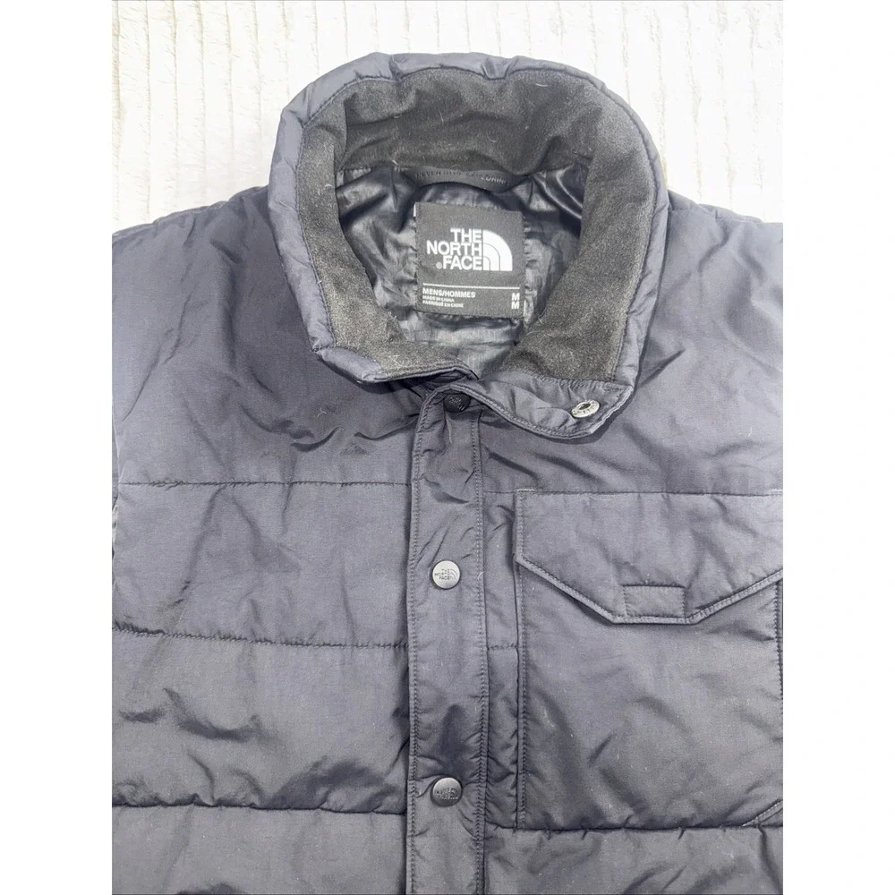 The‎ North Face Mens Patricks Point Puffer Vest Black Medium Button Zip Pocket